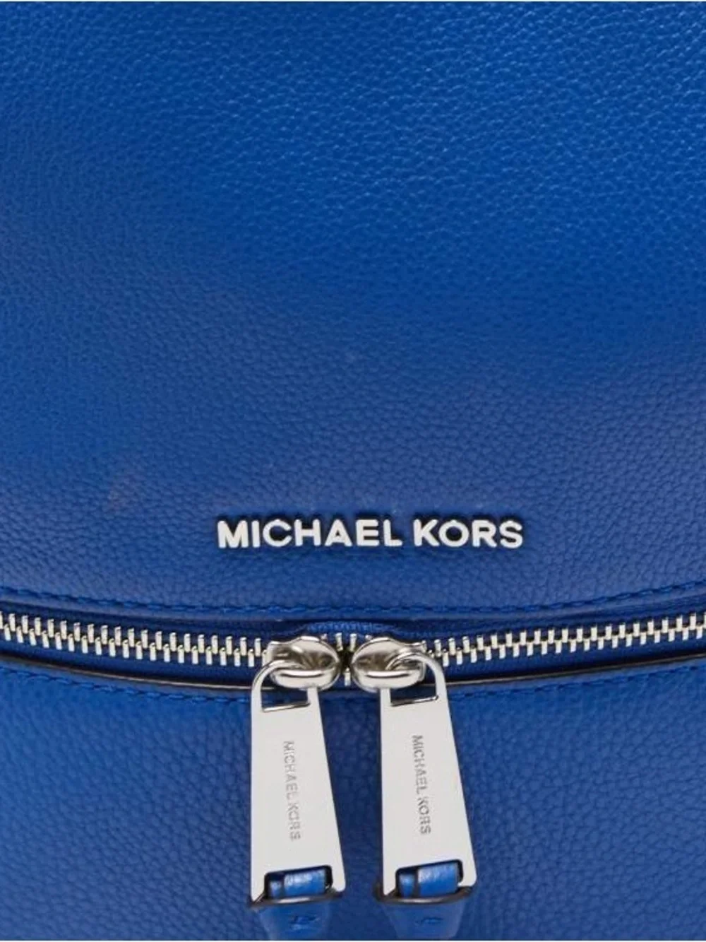 Michael Kors Royal Blue Like new Pebbled Leather Mini Backpack convertible